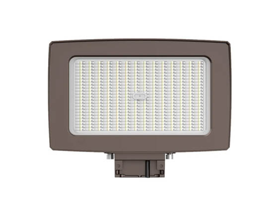 Westgate LF4MAX-LG-150W-MCTPB-TR-P-480V LF4MAX-LG-75-150WBHH9D1-MCTPB-bcdaf-480V LF4MAX Series LED Flood Fixture High Voltage Adjustable Wattage (75/100/150W), Color, and Beam Angle Includes Yoke/Trunnion Mount and Photocell 480V