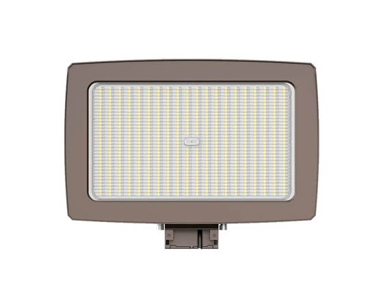 Westgate LF4MAX-XL-300W-MCTPB-TR-P-480V LF4MAX-XL-200-300WBHH9D1-MCTPB-bcdaf-480V LF4MAX Series LED Flood Fixture High Voltage Adjustable Wattage (200/240/300W), Color, and Beam Angle Includes Yoke/Trunnion Mount and Photocell 480V