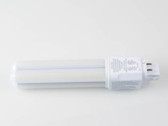 Halco Lighting 82852 PLD9O-8CS-HYB-G24Q-LED2-D Halco 9.5W Dimmable LED Double Tube Omni-Directional Plug-In Lamp G24Q 4-Pin Base, Color Select, Hybrid Power