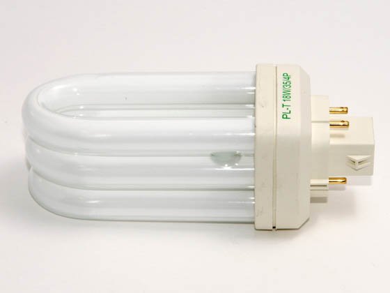Philips Lighting 268201 PL-T 18W/35/4P/ALTO  (4-Pin) Philips 18 Watt, 4-Pin Neutral White Long Triple Twin Tube CFL Bulb