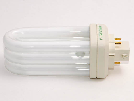 Philips Lighting 268235 PL-T 26W/30/4P/ALTO  (4-Pin) Philips 26 Watt, 4-Pin Warm White Triple Twin Tube CFL Bulb