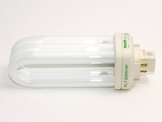 Philips Lighting 268722 PL-T 32W/41/4P/ALTO  (4-Pin) Philips 32 Watt, 4-Pin Cool White Long Triple Twin Tube CFL Bulb