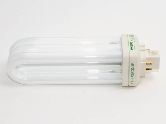 Philips Lighting 268730 PL-T 42W/30/4P/ALTO  (4-Pin) Philips 42 Watt, 4-Pin Warm White Triple Twin Tube CFL Bulb