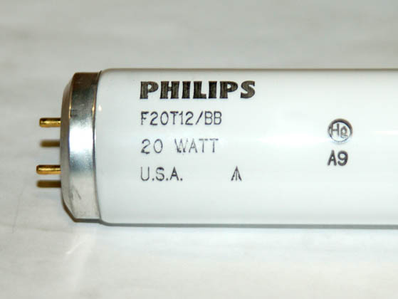 Philips Lighting 317453 F20T12/BB Philips 20 Watt, 24 Inch T12 Special Blue Fluorescent Bulb