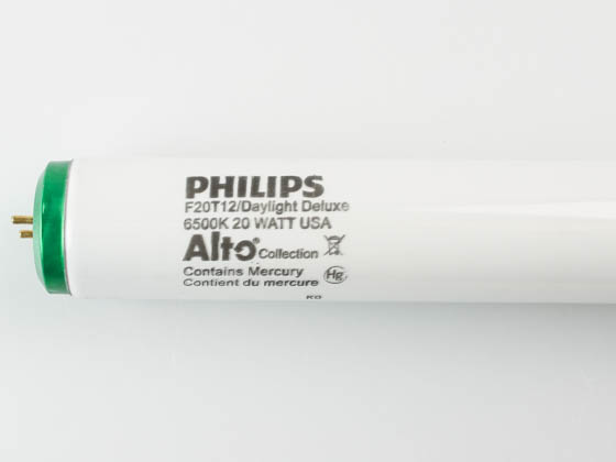Philips Lighting 273284 F20T12/D/ALTO Philips 20W 24in T12 Daylight White Fluorescent Tube