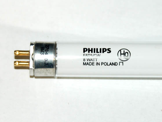 Philips Lighting 332494 F8T5/D Philips 8 Watt, 12 Inch T5 Daylight Fluorescent Bulb