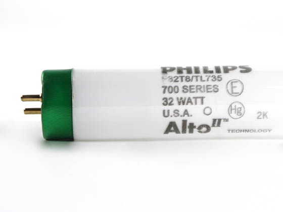 Philips Lighting 272492 F32T8/TL735/ALTO 32W Philips 32 Watt, 48 Inch T8 Neutral White Fluorescent Bulb