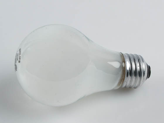 Philips Lighting 300384 60A/TF (120V) Philips 60 Watt, 120V Frosted Silicone Coated A-19 Incandescent Bulb