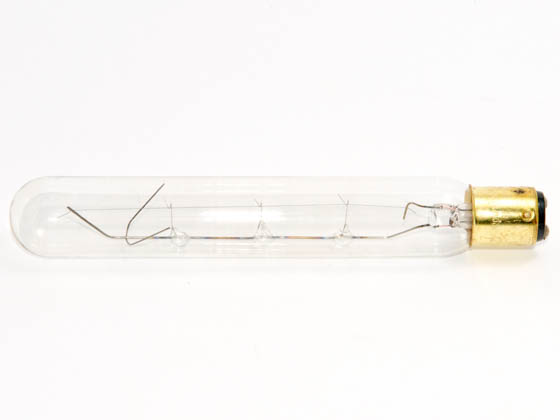 Philips Lighting 248385 20T6-1/2/DC (120V) Philips 20 Watt, 120 Volt T6 1/2 Clear DC Bayonet Tube Bulb