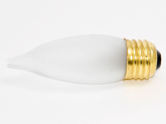 Bulbrite 409025 25EFF (130V) 25W 130V Frosted Bent Tip Decorative Bulb, E26 Base
