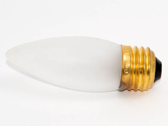 Bulbrite 406040 40ETF (130V) 40W 130V Frosted Blunt Tip Decorative Bulb, E26 Base