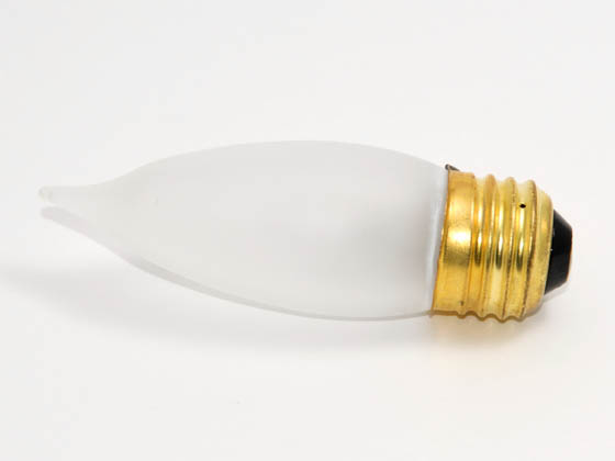 Bulbrite 409040 40EFF (130V) 40W 130V Frosted Bent Tip Decorative Bulb, E26 Base