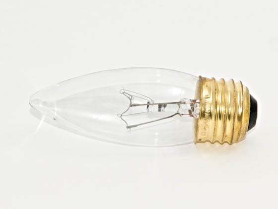Bulbrite 405060 60ETC (130V) 60 Watt, 130 Volt Clear Blunt Tip Decorative Bulb