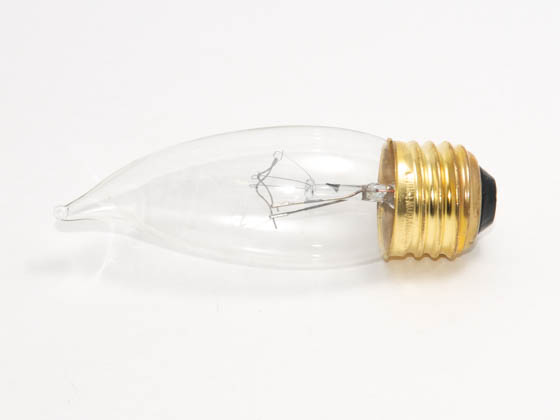 Bulbrite 408060 60EFC (130V) 60 Watt, 130 Volt Clear Bent Tip Decorative Bulb