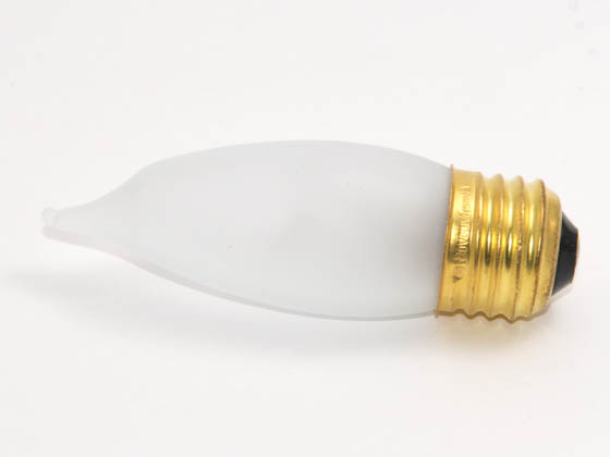 Bulbrite 409060 60EFF 60 Watt, 130 Volt Frosted Bent Tip Decorative Bulb