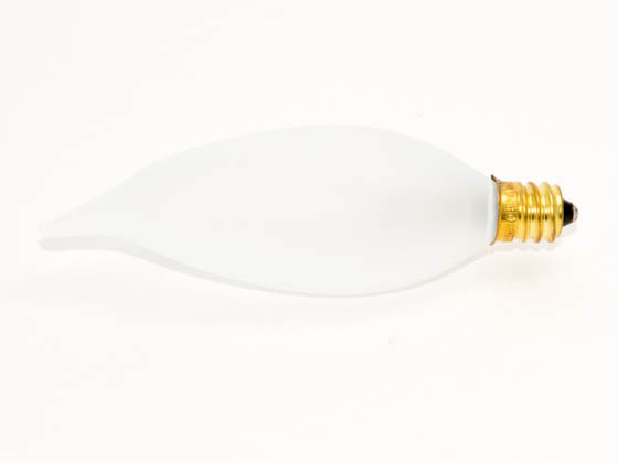 Bulbrite 494040 E40CFF/32 40W 120V Frost Bent Tip Decorative Bulb, E12 Base