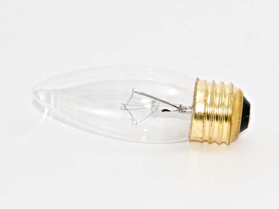 Bulbrite 495025 E25ETC (120V) 25 Watt, 120 Volt Clear Blunt Tip Decorative Bulb