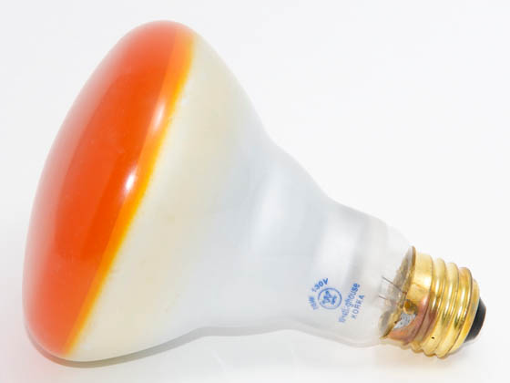 Westinghouse A04667 75R30/A/FL (130V, Amber) 75W 130V BR30 Amber Reflector Bulb, E26 Base
