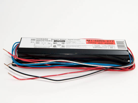 Howard Industries, Inc. M1/40RS-277 M1/40RS-277 (DISC. W/O SUB) 277 Volt One Lamp F40T12 Magnetic Ballast