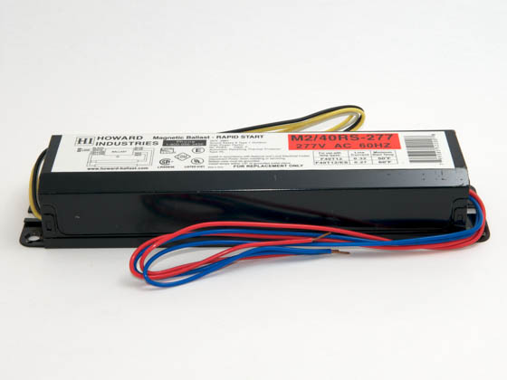 Howard Industries, Inc. M2/40RS-277 M2/40RS-277 Discontinued 277 Volt Two Lamp F40T12 Magnetic Ballast