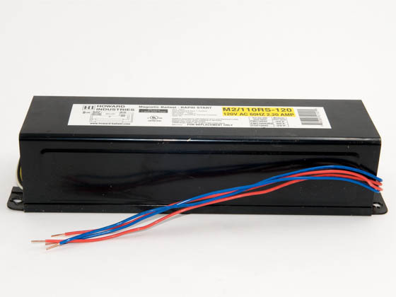 Howard Industries, Inc. M2/110RS-120 120 Volt Two Lamp F96T12 High Output Magnetic Ballast