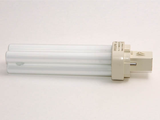 Philips Lighting 383166 PL-C 18W/827/ALTO (2-Pin) Philips 18W 2 Pin G24d2 Warm White Double Twin Tube CFL Bulb