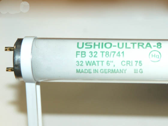 Ushio U3000273 UFL-FB32T8/741/6 32 Watt, 6 Inch Gap U-Bent T8 Cool White Fluorescent Bulb