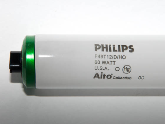 Philips Lighting 369843 F48T12/D/HO/ALTO Philips 60W 48in T12 High Output Daylight White Fluorescent Tube