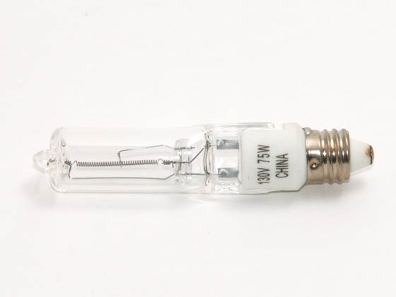 Havells-SLI S60262 75Q/CL (130V, Mini-Can Base) 75 Watt, 130 Volt T4 Clear Halogen Mini-Can Bulb