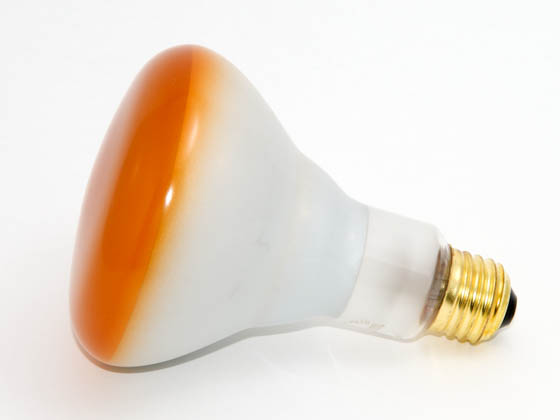 Bulbrite 242075 75BR30A (Amber) 75W 120V BR30 Amber Reflector E26 Base