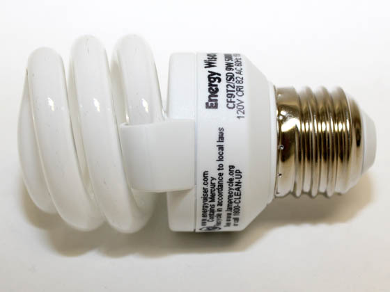 Bulbrite 509109 CF9T2/SD 40 Watt Incandescent Equivalent, 9 Watt, 120 Volt Bright White Spiral CFL Bulb