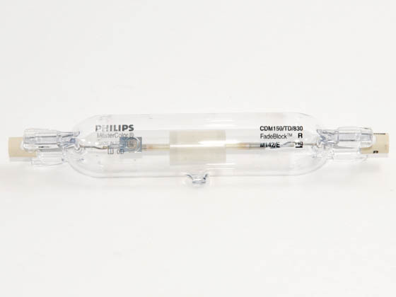 Philips Lighting 231670 CDM150/TD/830 Philips 150W T6 Soft White Metal Halide Double Ended Bulb