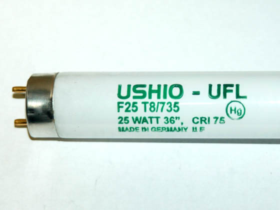 Ushio U3000091 UFL-F25T8/735 25 Watt, 36" T8 Neutral White Fluorescent Bulb