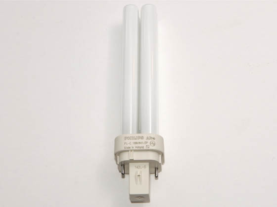 Philips Lighting 383190 PL-C 18W/841/ALTO  (2-Pin) Philips 18W 2 Pin G24d2 Cool White Double Twin Tube CFL Bulb