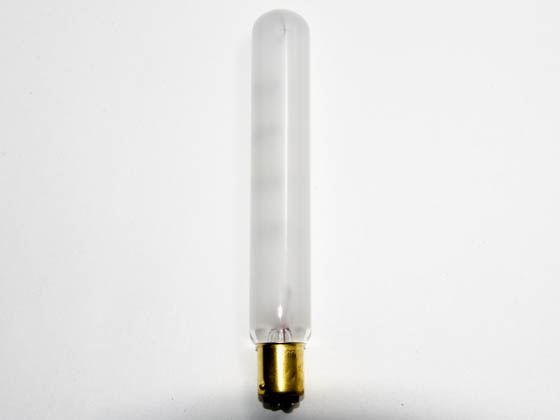 Bulbrite B707202 25T6.5F/DC (130V, Frost) 25 Watt, 130 Volt T6.5 Frosted Tube Bulb