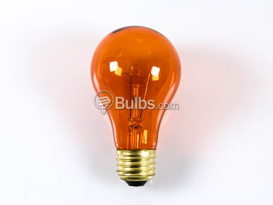 Bulbrite 105525 25A/TO 25 Watt A19 Orange Sign & Display Bulb
