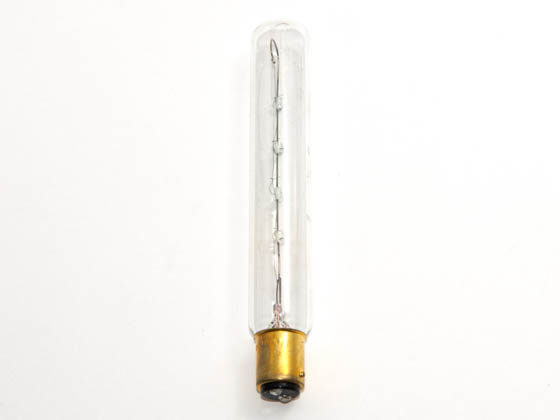 Bulbrite 707212 25T6.5C/DC 25W 130V T6 Clear BA15d Base