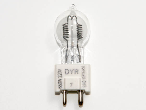 Eiko W-DYR DYR 600 Watt, 220 Volt DYR Bulb