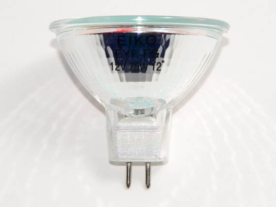 Eiko W-EYF-FG EYF-FG (12V, 4000 Hrs) 75 Watt, 12 Volt MR16 Halogen Spot EYF Bulb