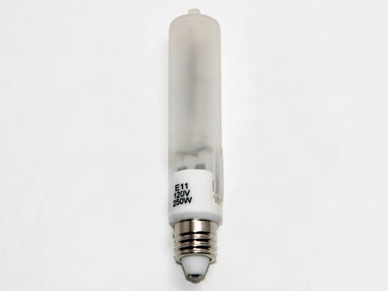 Eiko W-Q250MC-120V Q250MC-120V (Frosted, ESM) 250W 120V T4 Frosted Halogen Mini Can ESM Bulb