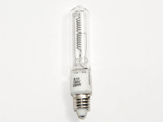 Eiko W-Q250CL/MC-130V Q250CL/MC-130V 250W 130V T4 Clear Halogen Mini Can Bulb