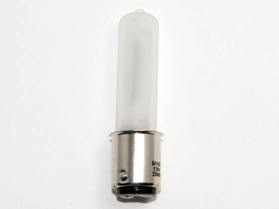 Eiko W-Q250DC-130V Q250DC-130V 250W 130V T4 Frosted Halogen DC Bayonet Bulb