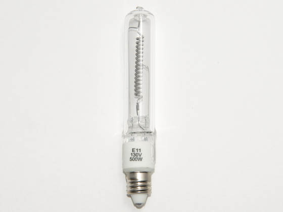 Eiko W-Q500CL/MC-130V Q500CL/MC-130V (EYW) 500W 130V T4 Clear Halogen Mini Can Bulb