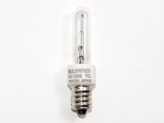 Bulbrite B473020 KX20CL/E12 KX2000 20W 120V T3 Clear Chroma Bulb, E12 Base
