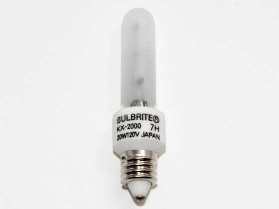 Bulbrite B473121 KX20FR/MC 20 Watt, 120 Volt T3 Frosted Chroma Mini-Can Bulb