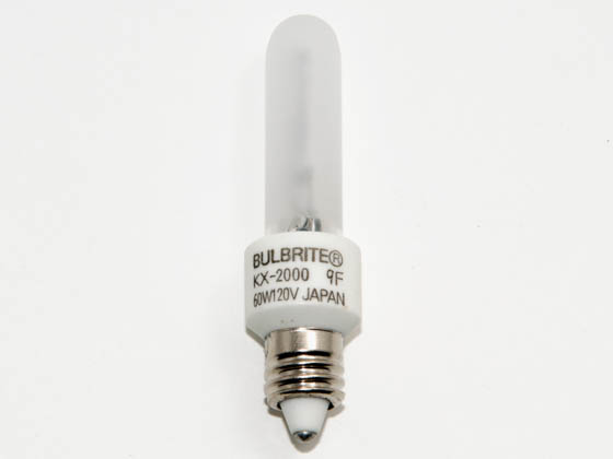Bulbrite B473161 KX60FR/MC KX-2000 60 Watt, 120 Volt T3 Frosted Chroma Mini-Can Bulb