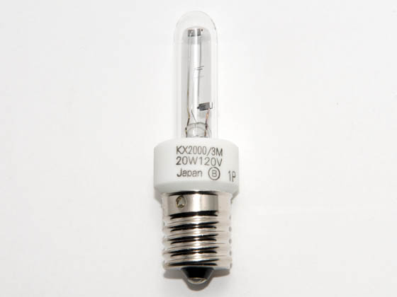 Bulbrite B473420 KX20CL/E17 20 Watt, 120 Volt T3 Clear Chroma Intermediate Bulb