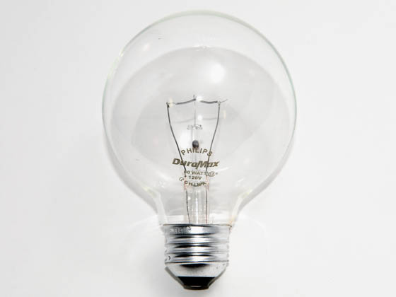 Philips Lighting 168962 60G25/CL/LL (DISC - SEE 420844) Philips 60 Watt, 120 Volt G25 Clear Long Life Globe Bulb