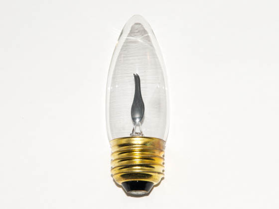 Bulbrite B480503 BF3ETC/32 (Flicker Flame) 3W 130V Flicker Flame Decorative Bulb, E26 Base