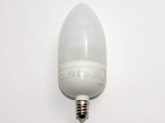 TCP TEC10709C 10709C (Candelabra Base) 9W Warm White Torpedo CFL Bulb, E12 Base